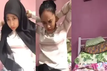 Dokumentasi Ukhti Hijab Mahasiswi Live Kasur poster